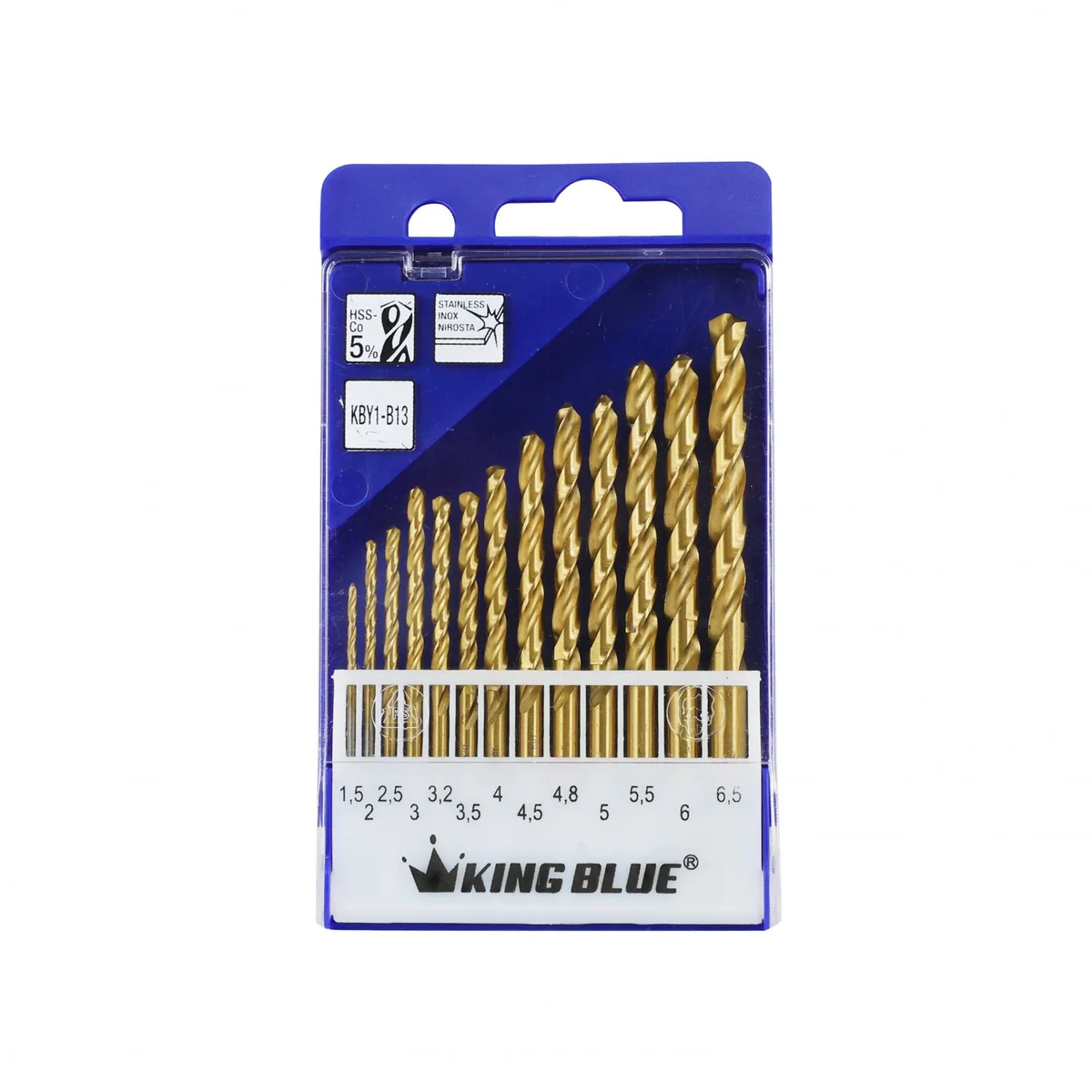 Bộ mũi khoan thép King Blue KBY1-B13