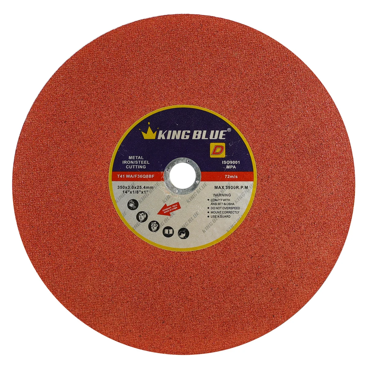 Đá cắt sắt, inox King Blue D4-350x3.0
