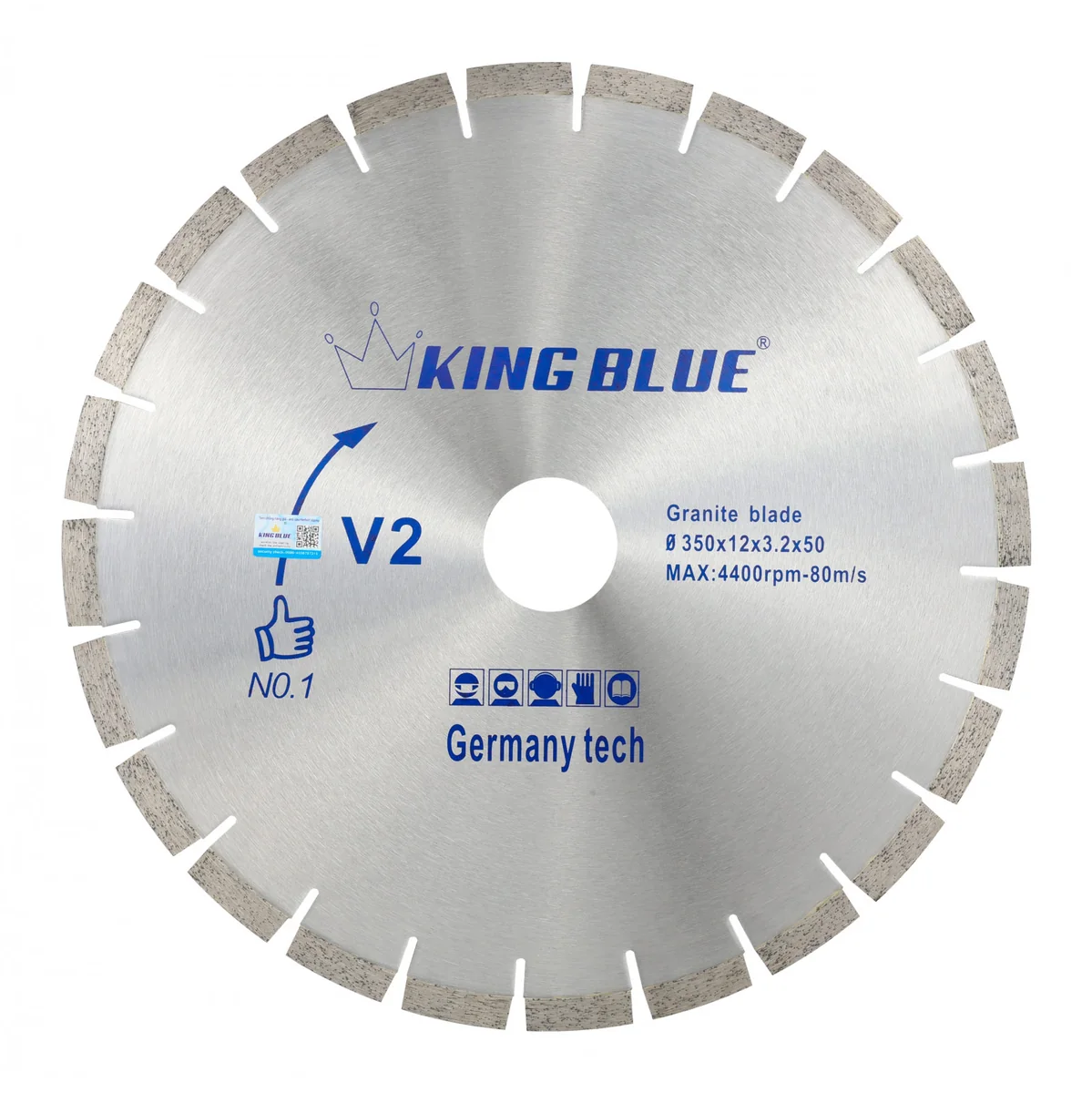 Lưỡi cắt KingBlue V2-350RX50