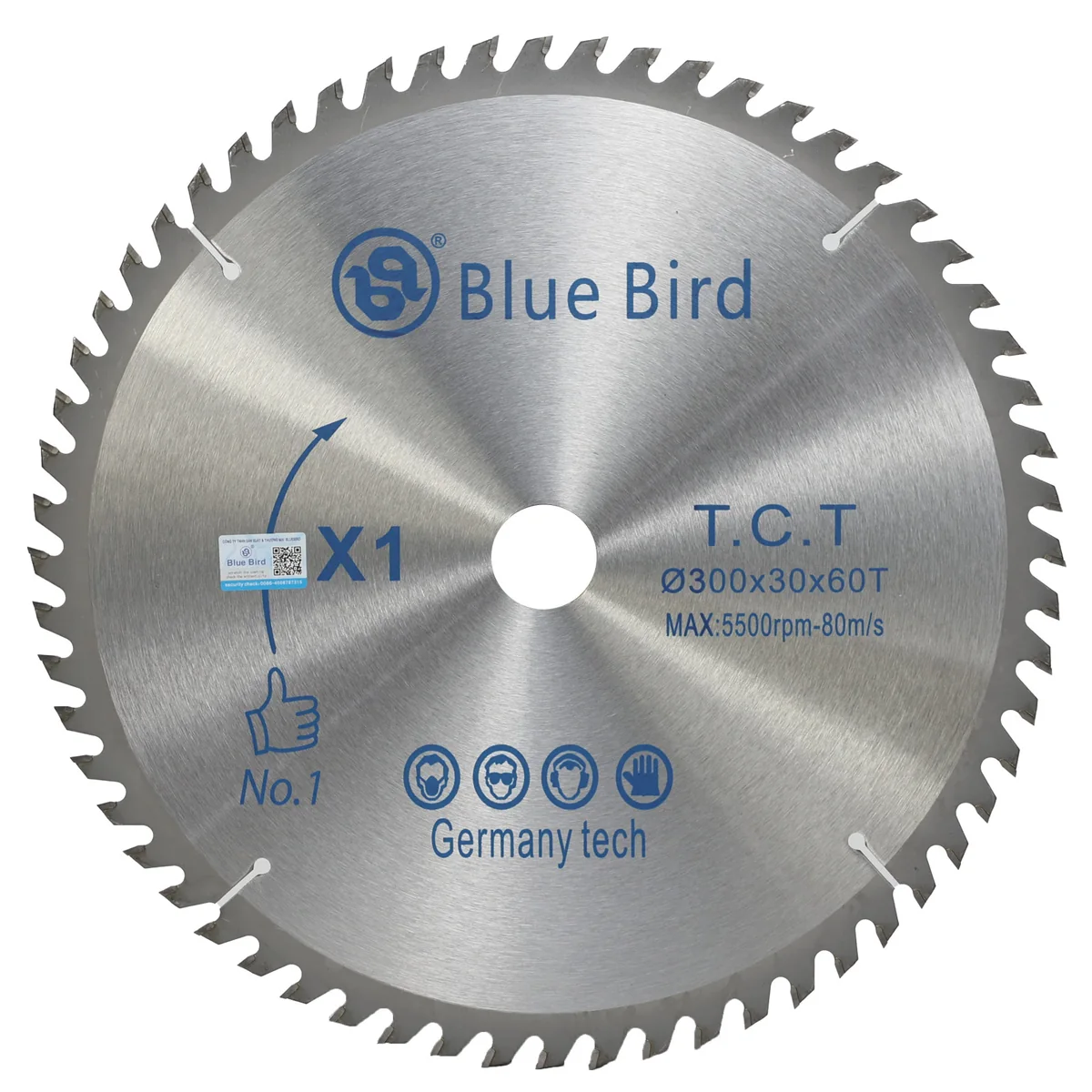 Lưỡi cưa Bluebird X1-300x60T