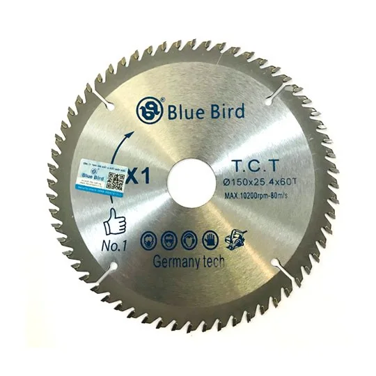 Lưỡi cưa gỗ Blue Bird X1-150x60T