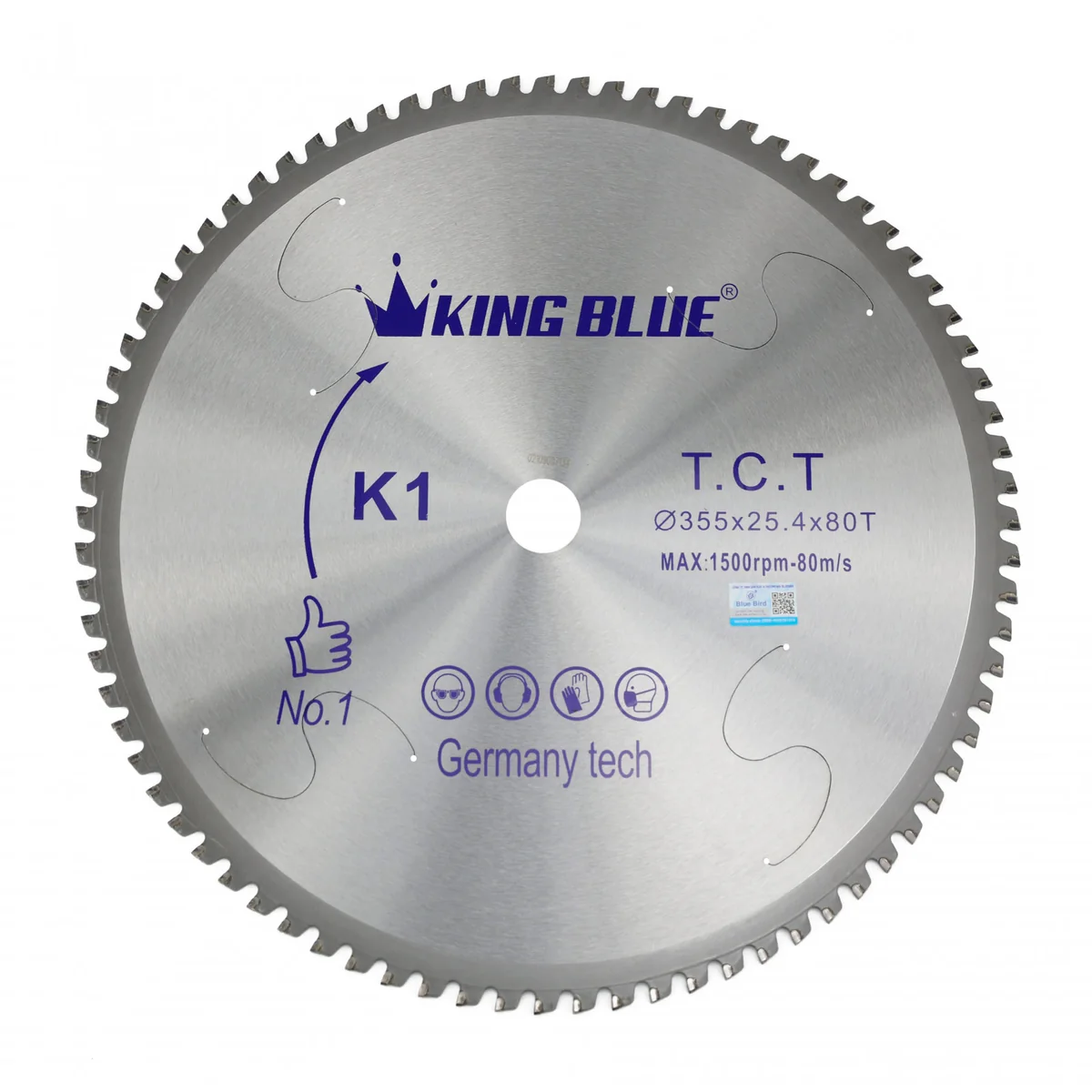 Lưỡi cưa hợp kim King Blue K1-355x80T (New)