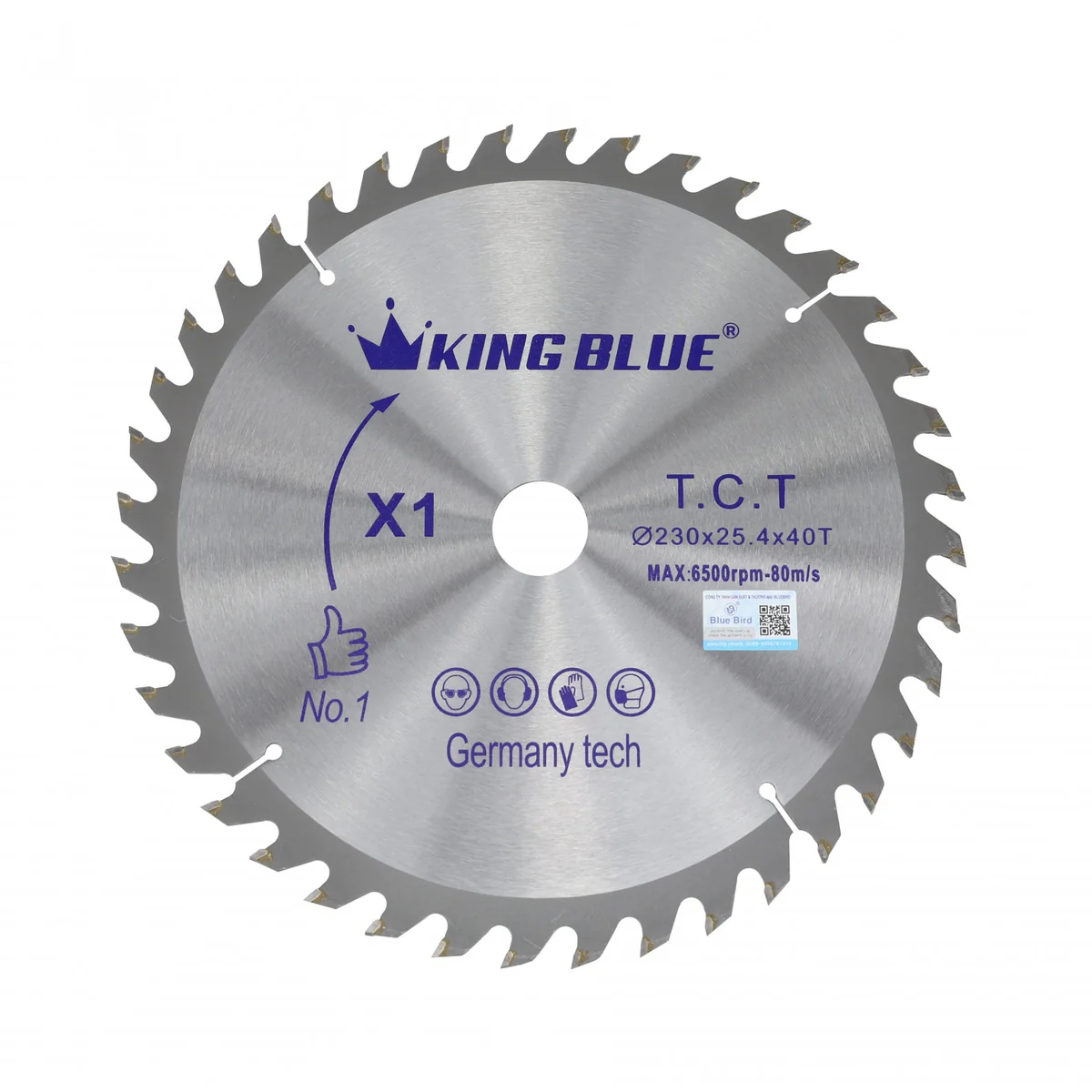 Lưỡi cưa King Blue X1-230X40T-NEW