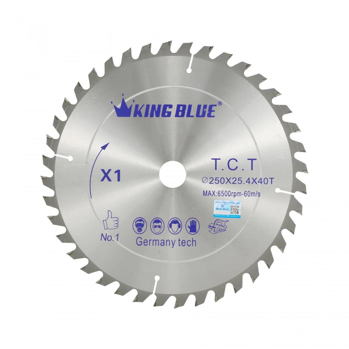 Lưỡi cưa KingBlue X1-250X40T-NEW