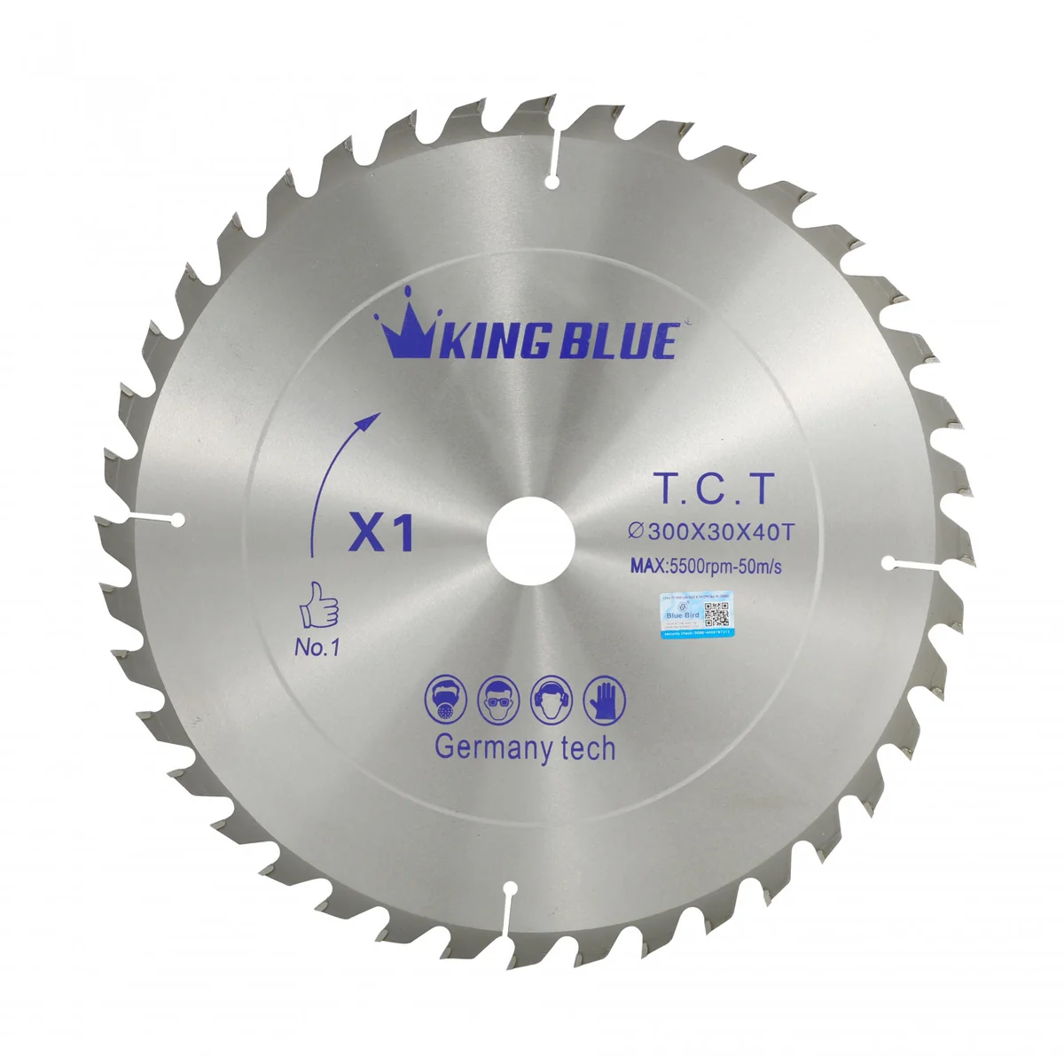 Lưỡi cưa KingBlue X1-300x40T-NEW