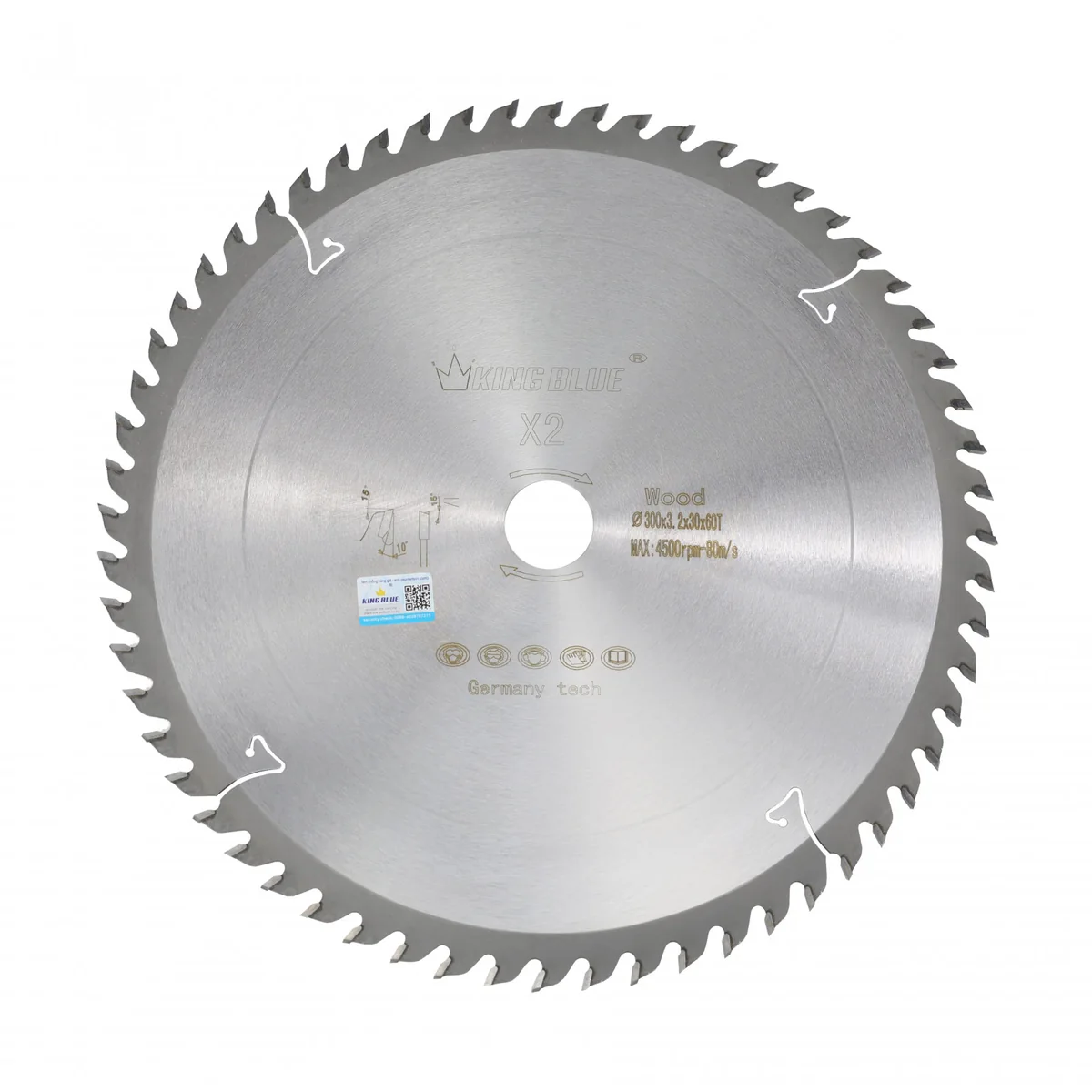 Lưỡi cưa KingBlue X2-300x60T