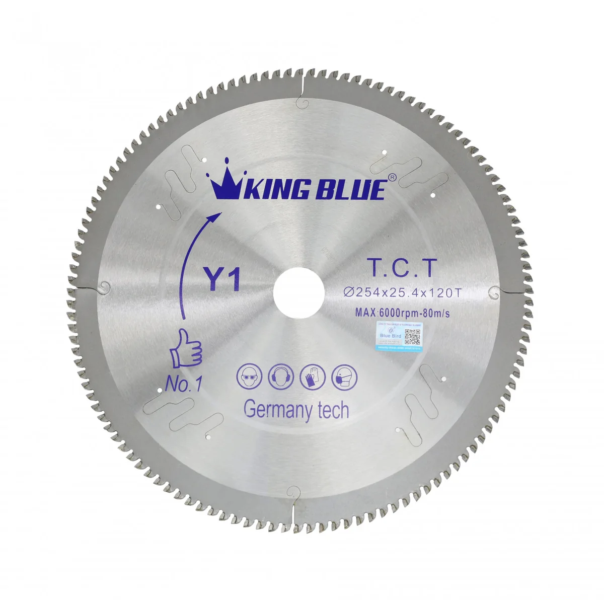 Lưỡi cưa nhôm KingBlue Y1-254x120T-NEW