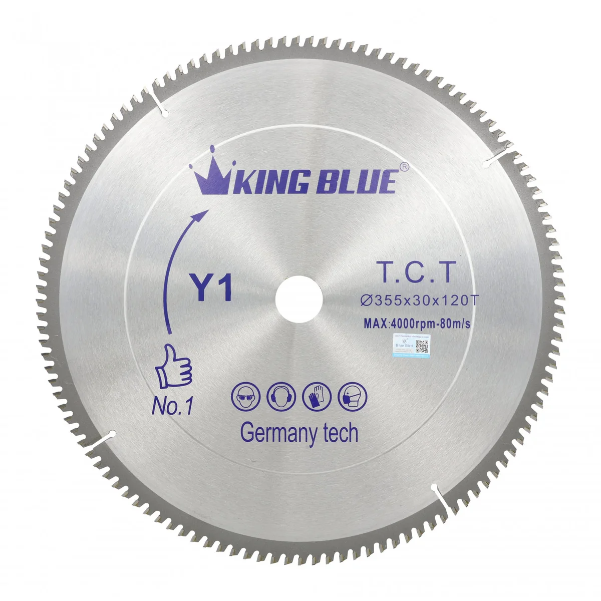Lưỡi cưa nhôm King Blue Y1-355x120T-NEW