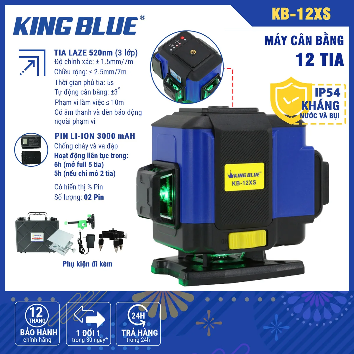 Máy cân bằng Laser KB-12XS