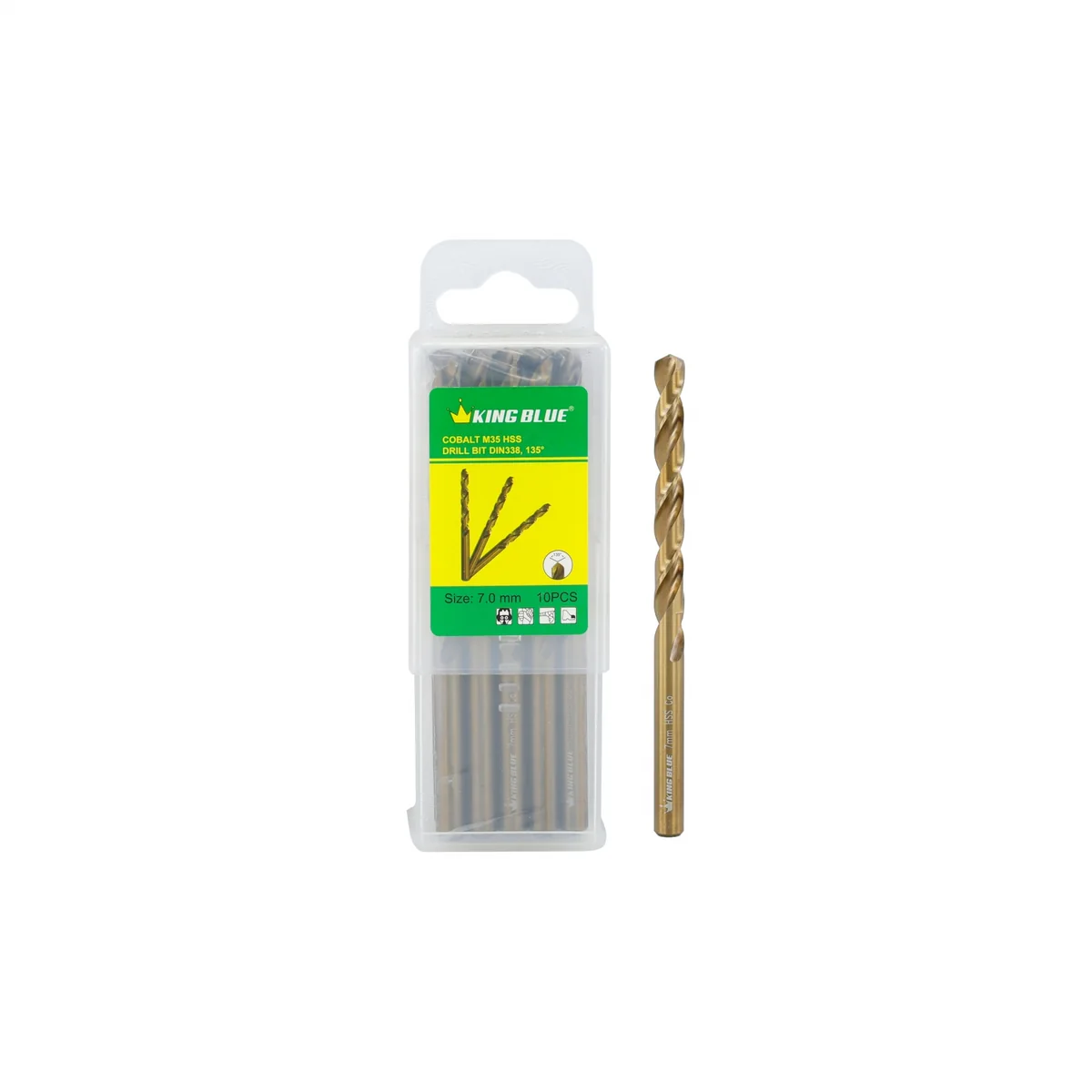Mũi khoan inox King Blue KBY2-070CO