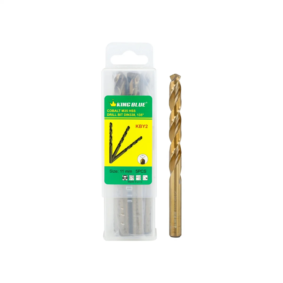 Mũi khoan inox King Blue KBY2-110CO