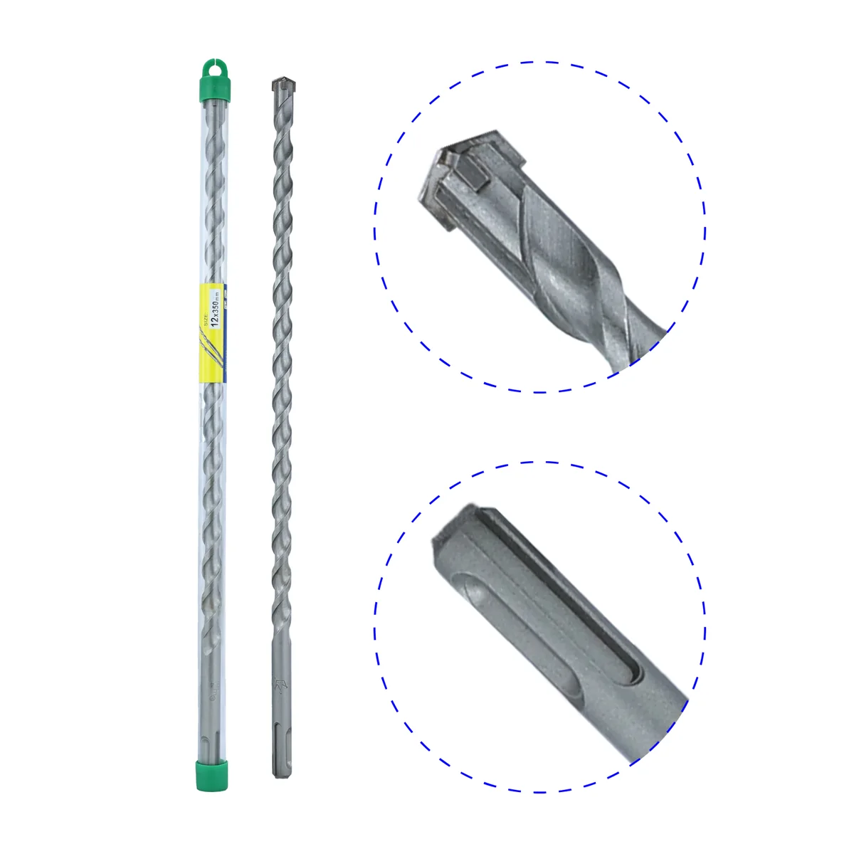 Mũi khoan xuyên tường 4 cạnh KBL4-12*350