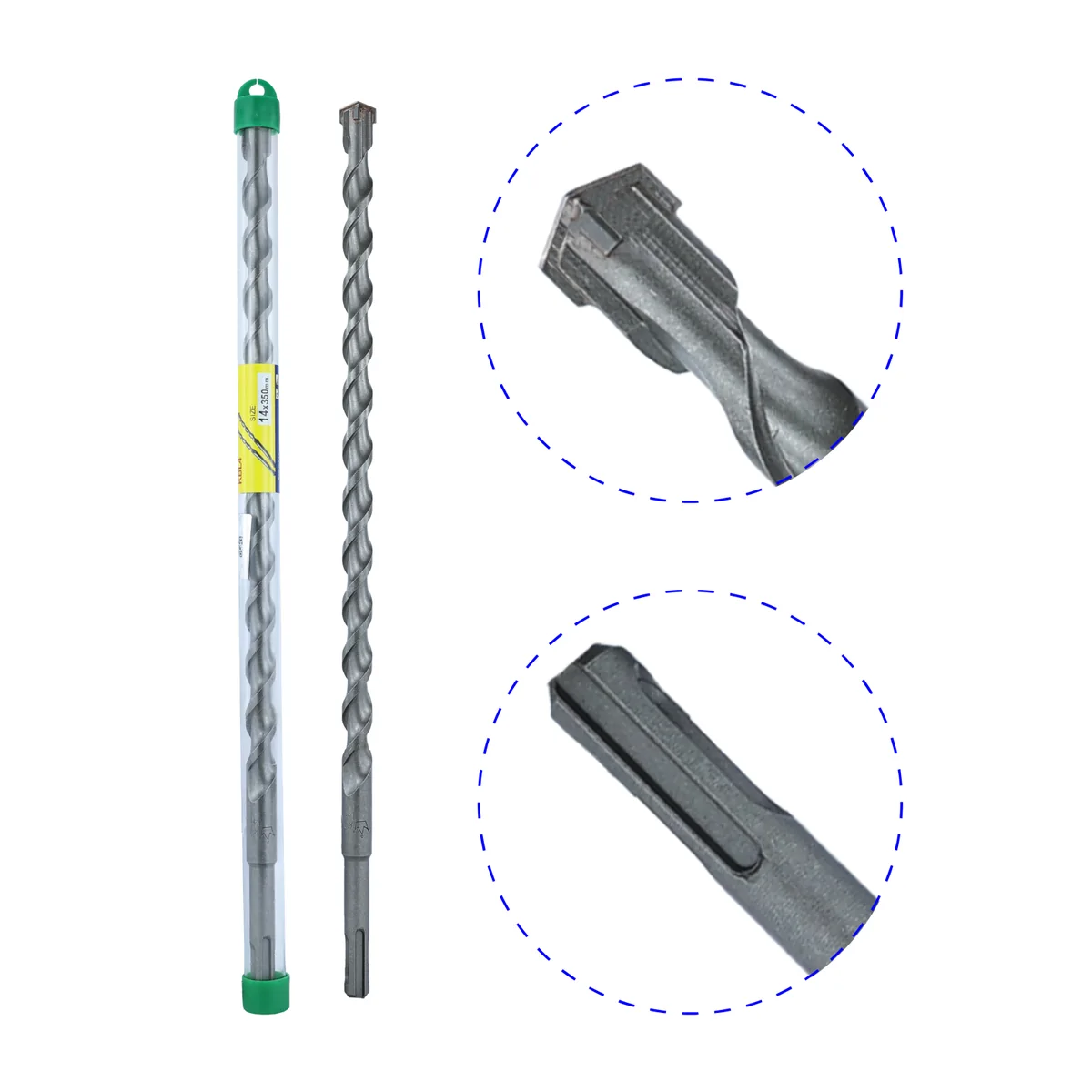 Mũi khoan xuyên tường 4 cạnh KBL4-14*350