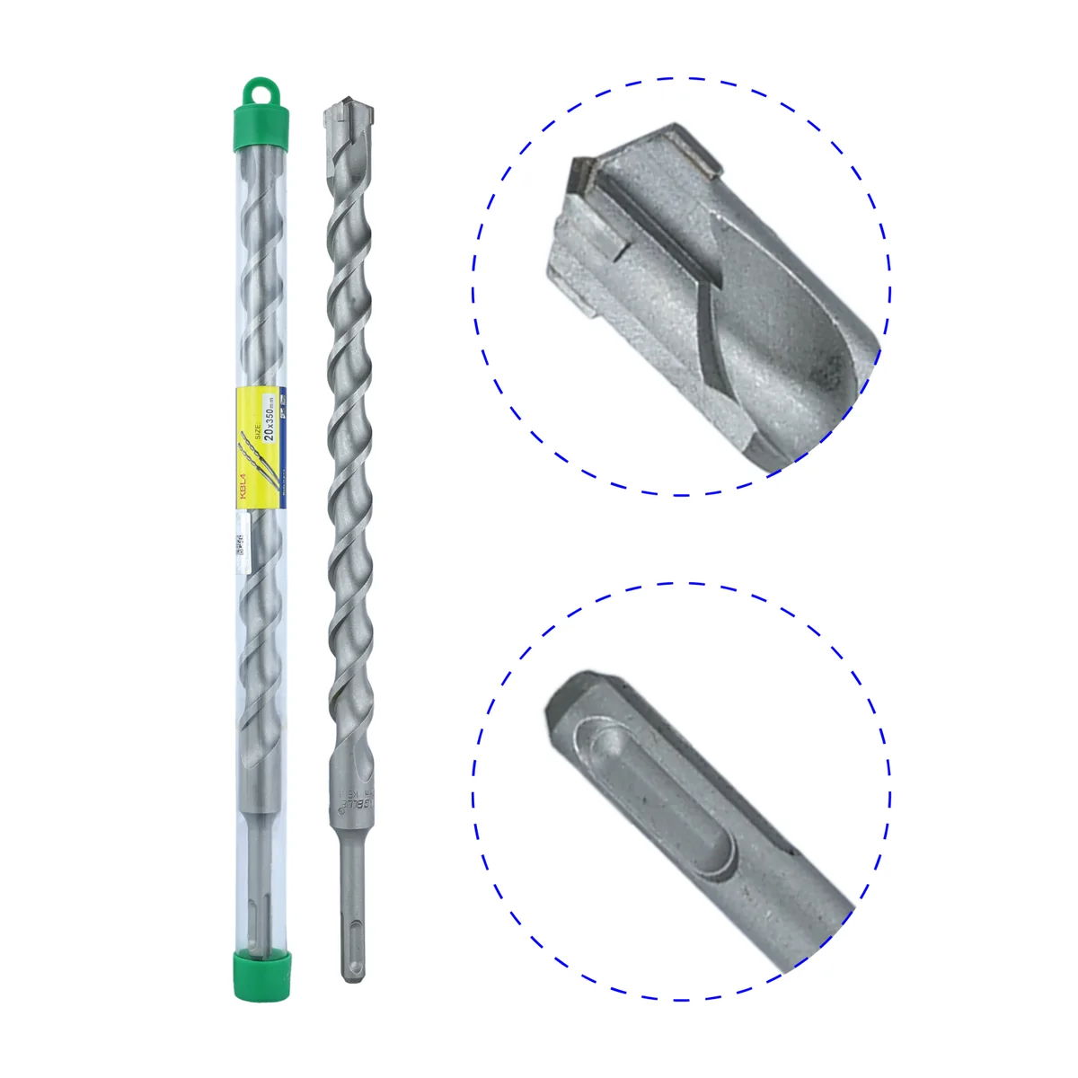Mũi khoan xuyên tường 4 cạnh KBL4-20*350