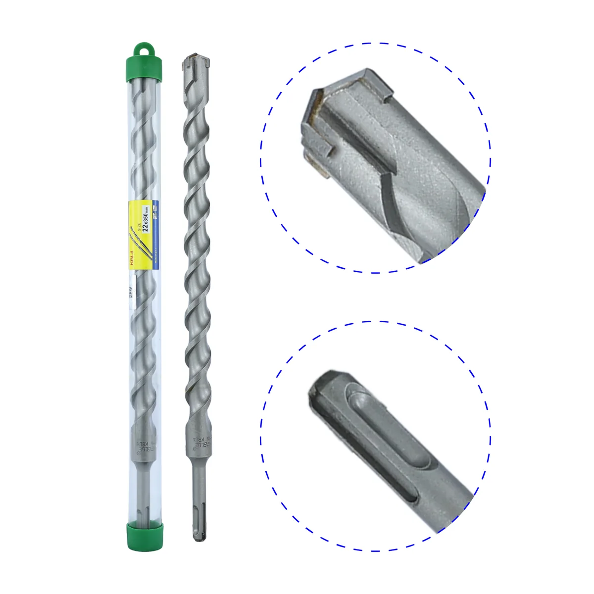Mũi khoan xuyên tường 4 cạnh KBL4-22*350