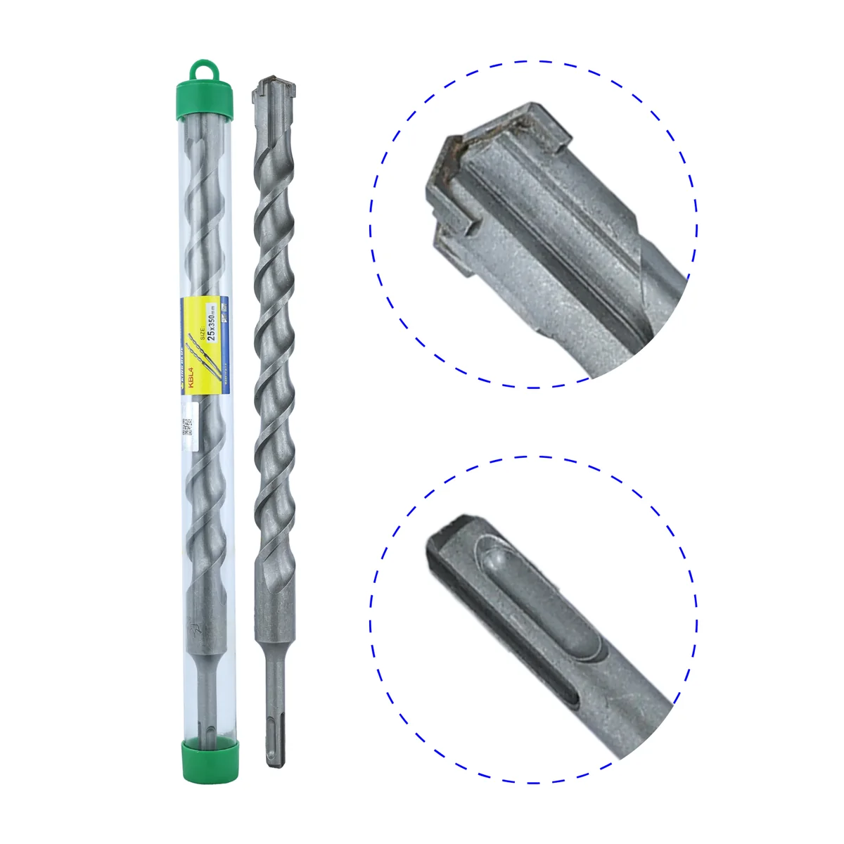 Mũi khoan xuyên tường 4 cạnh KBL4-25*350