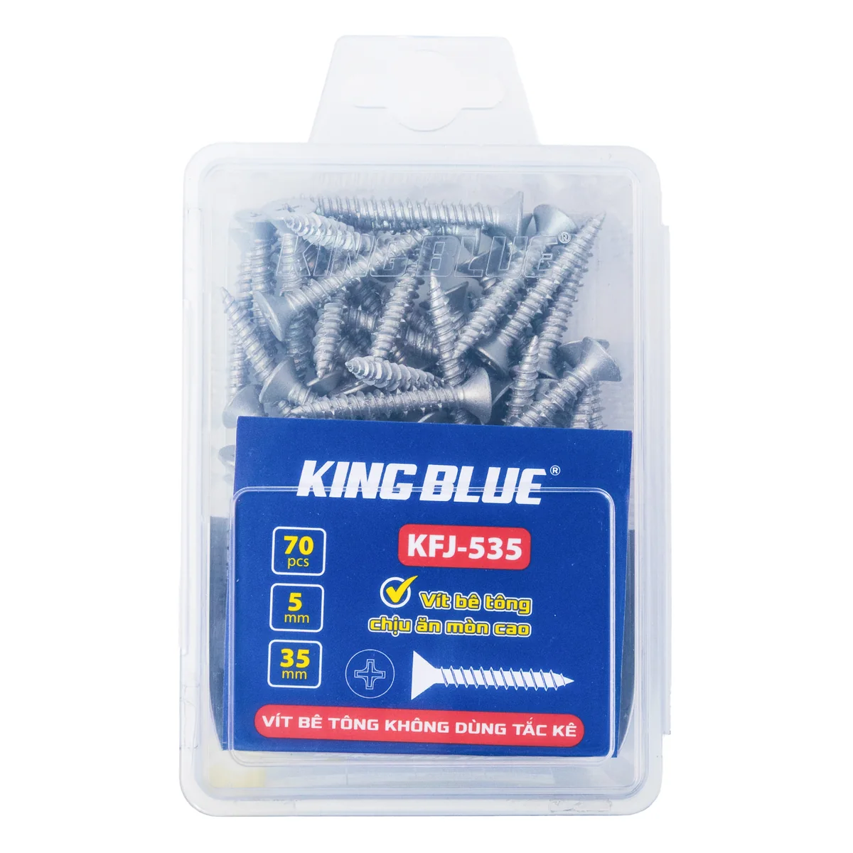 Vít bê tông không dùng tắc kê KFJ-535